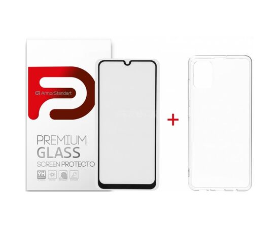 Чехол для моб. телефона Armorstandart Samsung A31 Air Series Panel + Full Glue Glass (ARM58042)
