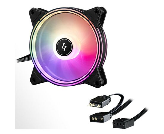 Кулер для корпуса Chieftronic NOVA ARGB (NF-1225RGB), изображение 4 Кулер для корпуса Chieftronic NOVA ARGB (NF-1225RGB), изображение 4