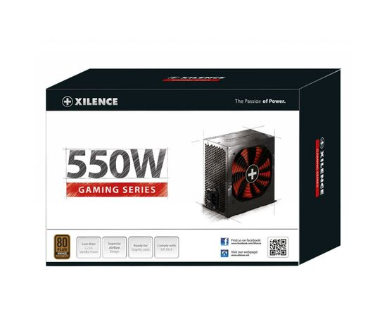 Блок питания Xilence 550W (XP550R10), изображение 5 Блок питания Xilence 550W (XP550R10), изображение 5