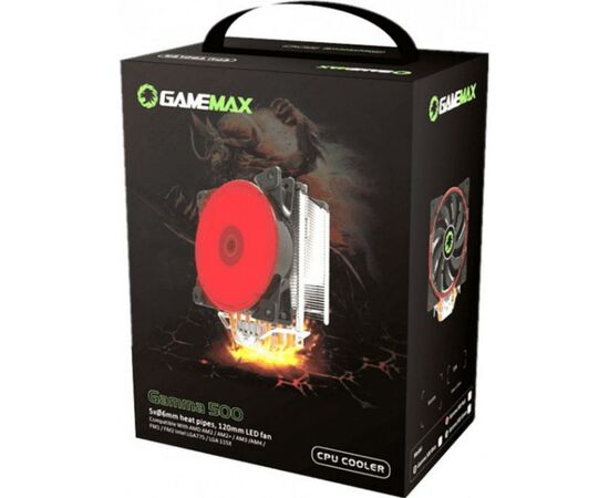 Кулер для процессора Gamemax Gamma 500 Blue, изображение 7 Кулер для процессора Gamemax Gamma 500 Blue, изображение 7