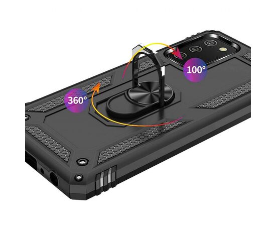 Чохол до моб. телефона BeCover Military Samsung Galaxy A02s SM-A025 Black (706012), зображення 4 Чохол до моб. телефона BeCover Military Samsung Galaxy A02s SM-A025 Black (706012), зображення 4