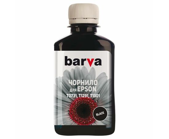 Чернила Barva Epson T1301/T1291/T1281/T1031/T0731 Black 180 г pigm. (E130-535)
