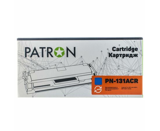 Картридж Patron HP CLJ CF211A для M251/M276 Cyan, Extra (PN-131AСR), изображение 2 Картридж Patron HP CLJ CF211A для M251/M276 Cyan, Extra (PN-131AСR), изображение 2