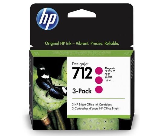 Картридж HP DJ No.712 DesignJet Т230/Т630 3-Pack 29-ml Magenta (3ED78A)