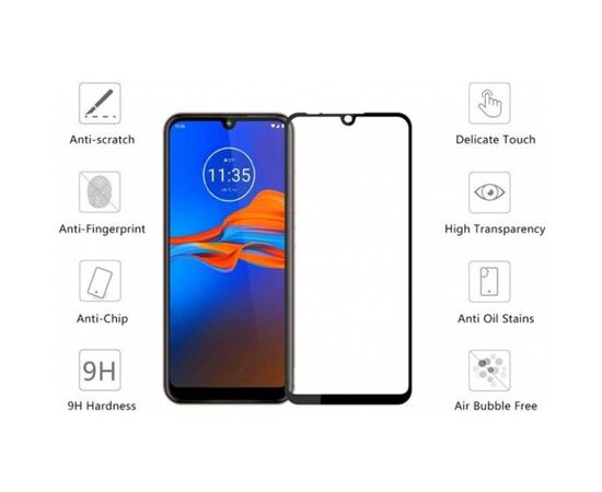 Стекло защитное Drobak Motorola E6s (Black) (222295) (222295), изображение 2