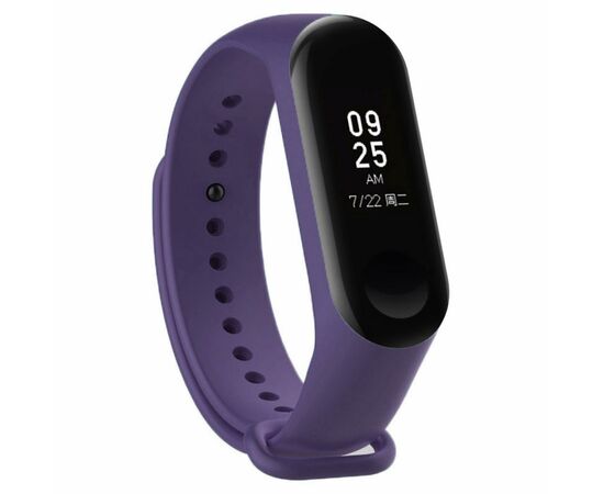 Ремінець до фітнес браслета BeCover Silicone для Xiaomi Mi Band 3/4 Purple (704129)