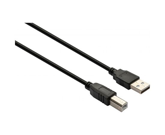 Кабель для принтера USB 2.0 AM/BM 1.8 m Shilded Vinga (VCPDCAMBMS1.8BK)