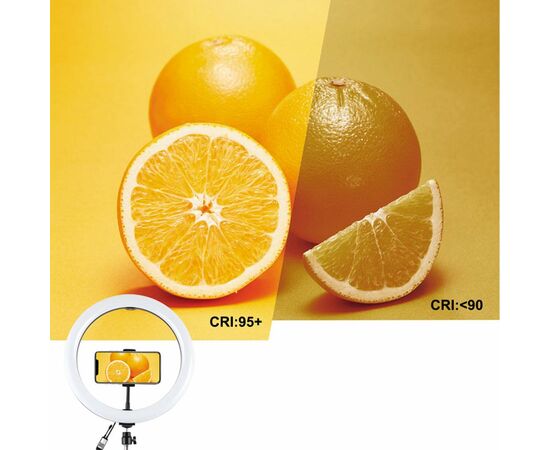 Набор блогера Puluz Ring USB LED lamp PKT3043 10" + tripod 1.1 м (PKT3043), изображение 7 Набор блогера Puluz Ring USB LED lamp PKT3043 10" + tripod 1.1 м (PKT3043), изображение 7