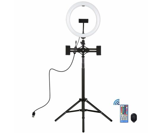 Набор блогера Puluz Ring USB RGBW LED lamp PKT3055B 10.2" + tripod 1.65 м (PKT3055B)