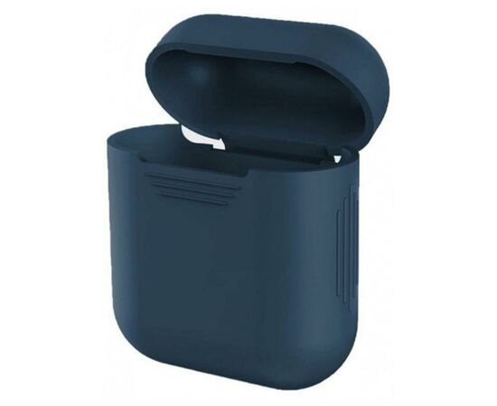 Чохол для навушників MakeFuture Apple AirPods Silicone Blue (MCL-AA1/2BL)