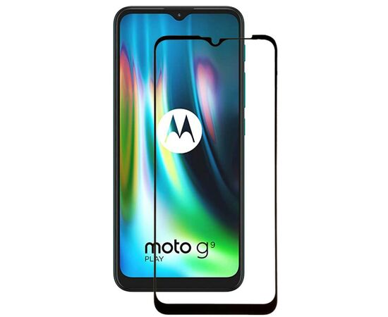 Стекло защитное BeCover Motorola Moto G9 Play Black (705245), изображение 2 Стекло защитное BeCover Motorola Moto G9 Play Black (705245), изображение 2