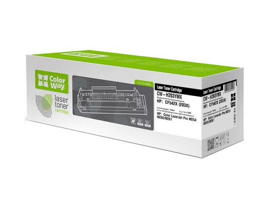 Картридж ColorWay HP CF542X, CLJ M280/M281/M254 Yellow (CW-H203YMX)