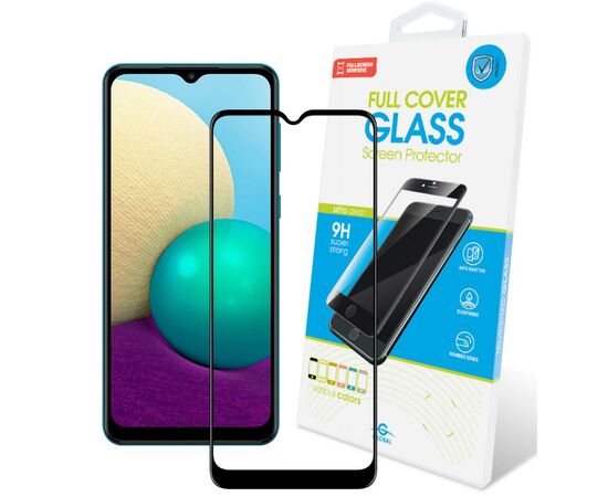 Скло захисне Global Full Glue Samsung A02 (1283126509551)