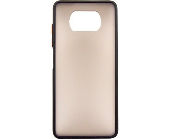 Чохол до моб. телефона Dengos Matt POCO X3, black (DG-TPU-MATT-68)