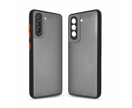 Чохол до моб. телефона MakeFuture Samsung S21 Plus Frame (Matte PC+TPU) Black (MCMF-SS21PBK)