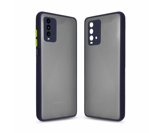 Чехол для моб. телефона MakeFuture Xiaomi Redmi 9T Frame (Matte PC+TPU) Blue (MCMF-XR9TBL)
