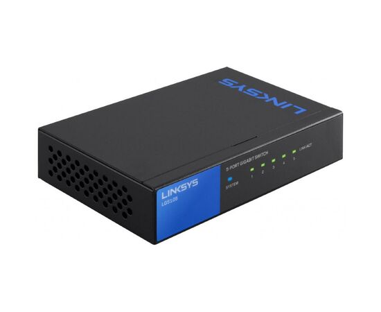 Коммутатор сетевой Linksys LGS105, изображение 3 Коммутатор сетевой Linksys LGS105, изображение 3
