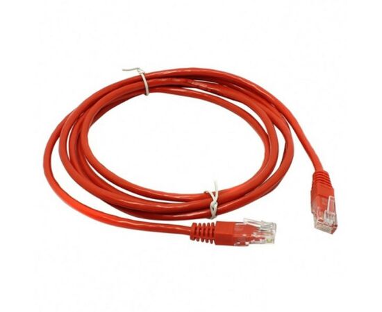 Патч-корд 0.5м, UTP, cat.5e, CU, 24AWG, red Kingda (KD-PAUT3050RD)