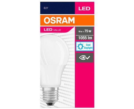 Лампочка Osram LED VALUE (4052899971035), изображение 2 Лампочка Osram LED VALUE (4052899971035), изображение 2