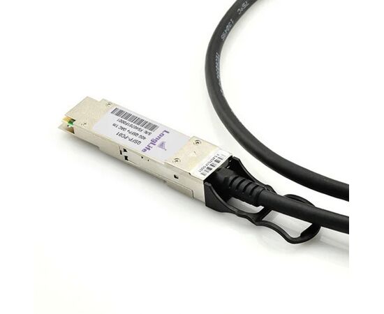 Оптический патчкорд Alistar QSFP to QSFP 40G Directly-attached Copper Cable 5M (DAC-QSFP-40G-5M), изображение 3 Оптический патчкорд Alistar QSFP to QSFP 40G Directly-attached Copper Cable 5M (DAC-QSFP-40G-5M), изображение 3
