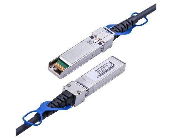 Оптичний патчкорд Alistar SFP28 to SFP28 25G Directly-attached Copper Cable 2M (DAC-SFP28-2M), зображення 3 Оптичний патчкорд Alistar SFP28 to SFP28 25G Directly-attached Copper Cable 2M (DAC-SFP28-2M), зображення 3