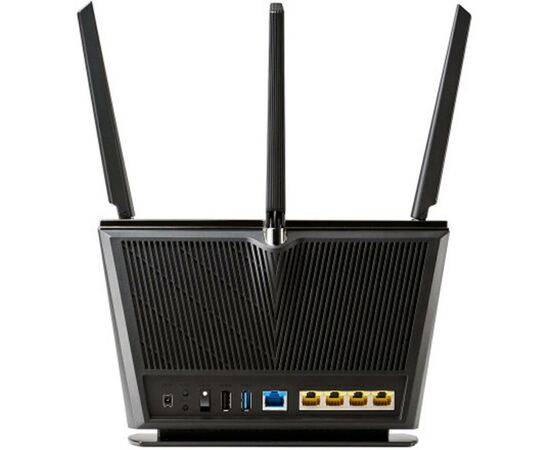 Маршрутизатор ASUS RT-AX68U AX2700 4xGE LAN 1xGE WAN 1xUSB3.0 1xUSB2.0 MU-MIMO (RT-AX68U), изображение 2 Маршрутизатор ASUS RT-AX68U AX2700 4xGE LAN 1xGE WAN 1xUSB3.0 1xUSB2.0 MU-MIMO (RT-AX68U), изображение 2