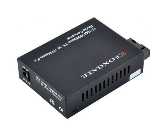 Медіаконвертер EC-Q-1G-1SM-1550nm-20 FoxGate, зображення 2 Медіаконвертер EC-Q-1G-1SM-1550nm-20 FoxGate, зображення 2