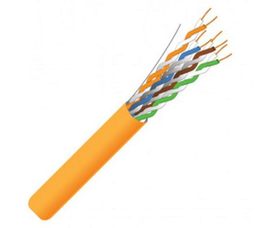Кабель сетевой FinMark FTP 305м, CAT5e 4P 24AWG LSZH Orange Pull Box (262042)