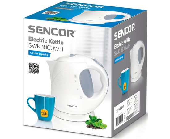 Электрочайник Sencor SWK1800WH, изображение 2 Электрочайник Sencor SWK1800WH, изображение 2