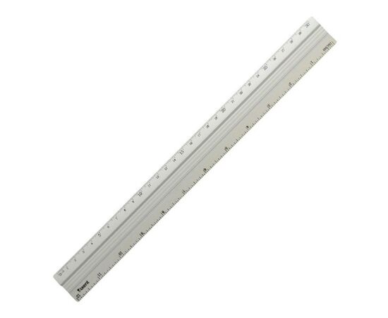 Линейка Axent aluminum, 30cm, grey (7430-А)