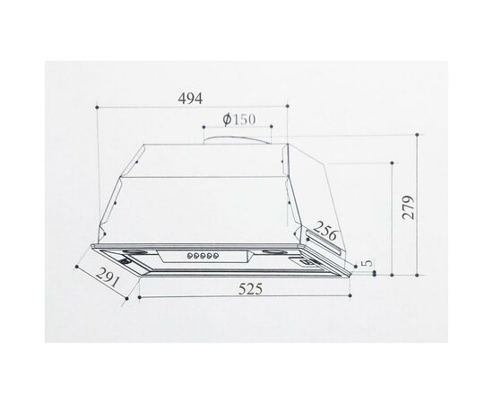Вытяжка кухонная Interline SMART BK A/60/T, изображение 6 Вытяжка кухонная Interline SMART BK A/60/T, изображение 6