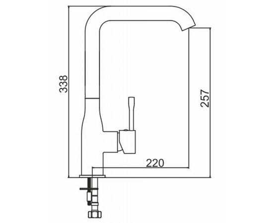 Смеситель Interline Loft new White, изображение 2 Смеситель Interline Loft new White, изображение 2