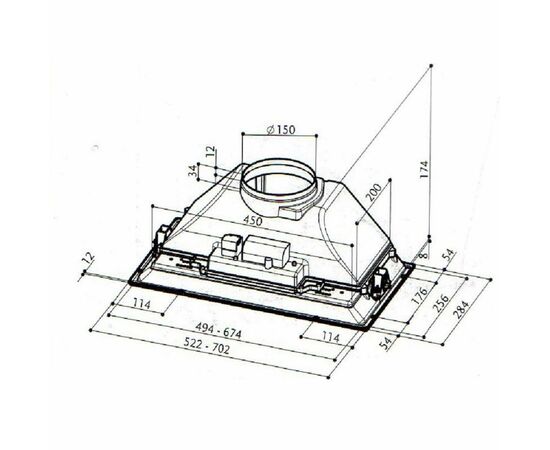 Вытяжка кухонная Faber INKA SMART HC X A70, изображение 3 Вытяжка кухонная Faber INKA SMART HC X A70, изображение 3