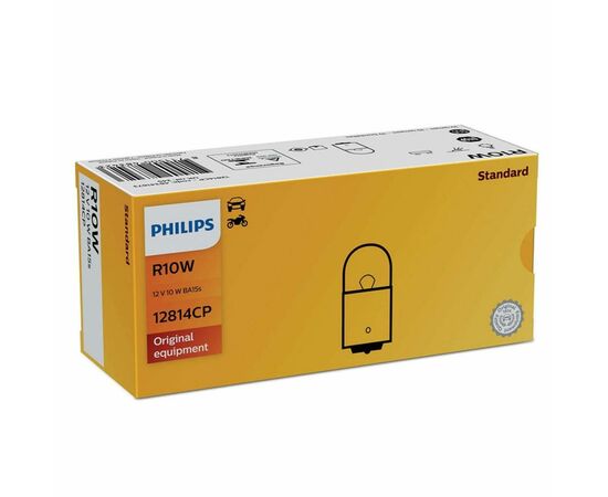 Автолампа Philips 10W (12814 CP), изображение 2 Автолампа Philips 10W (12814 CP), изображение 2