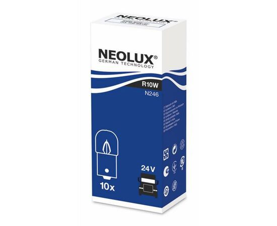 Автолампа Neolux 10W (N246), изображение 2 Автолампа Neolux 10W (N246), изображение 2