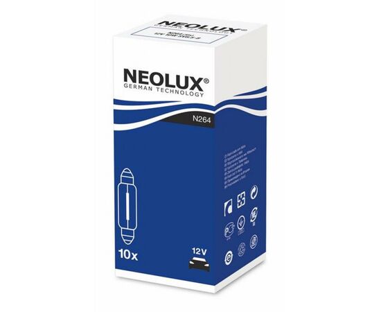 Автолампа Neolux 10W (N264), изображение 2 Автолампа Neolux 10W (N264), изображение 2