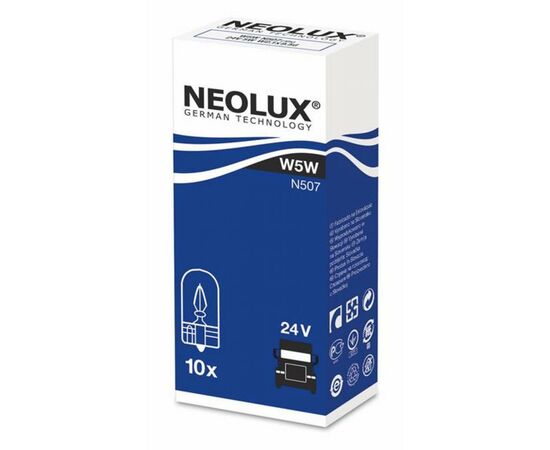 Автолампа Neolux 5W (N507), изображение 2 Автолампа Neolux 5W (N507), изображение 2