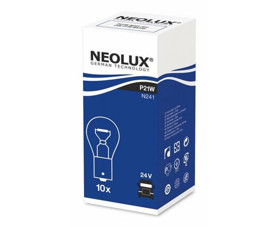 Автолампа Neolux 21W (N241), изображение 2 Автолампа Neolux 21W (N241), изображение 2