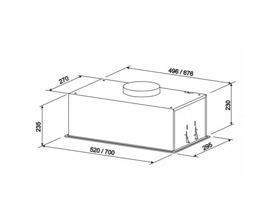 Вытяжка кухонная Eleyus INTEGRA 1200 LED 70 BL, изображение 7 Вытяжка кухонная Eleyus INTEGRA 1200 LED 70 BL, изображение 7