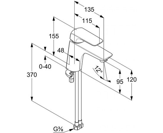 Смеситель KLUDI AMEO (410260575), изображение 2 Смеситель KLUDI AMEO (410260575), изображение 2