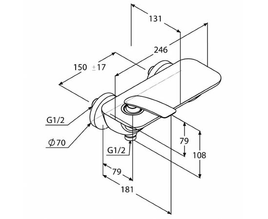 Смеситель KLUDI BALANCE (527100575), изображение 2 Смеситель KLUDI BALANCE (527100575), изображение 2