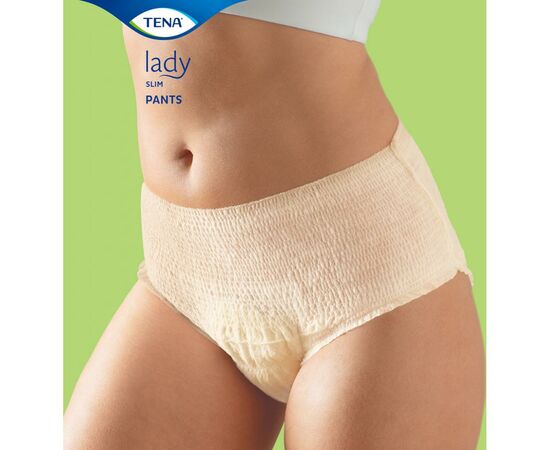 Подгузники для взрослых Tena Трусики для женщин Lady Slim Pants Normal Medium 8 шт (7322541226842), изображение 3 Подгузники для взрослых Tena Трусики для женщин Lady Slim Pants Normal Medium 8 шт (7322541226842), изображение 3