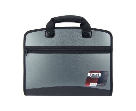 Папка - портфель Axent А4, 4 compartments, grey metallic (1621-11-А)