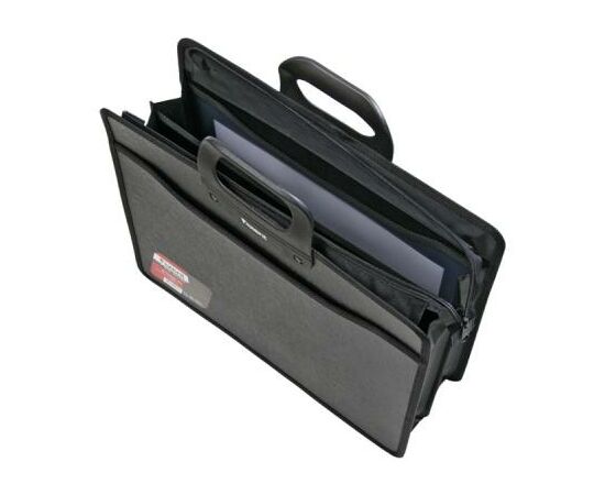 Папка - портфель Axent В4, 3 compartments, black, with zipper closure (1603-01-А), изображение 2 Папка - портфель Axent В4, 3 compartments, black, with zipper closure (1603-01-А), изображение 2