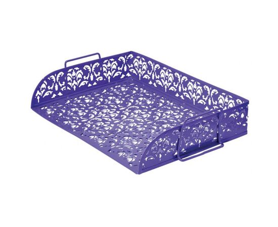 Лоток для паперів Buromax horizontal, Barocco, purple (BM.6253-07), зображення 2 Лоток для паперів Buromax horizontal, Barocco, purple (BM.6253-07), зображення 2