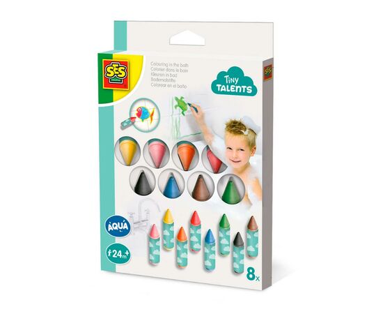 Карандаши цветные Ses Creative Tiny Talents Водные Забавы 8 карандашей (13096S)