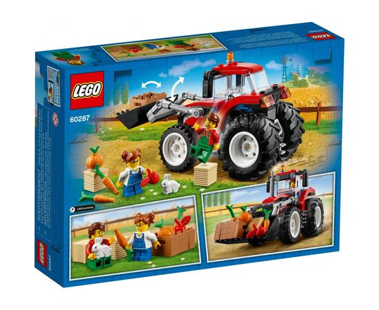 Конструктор LEGO City Great Vehicles Трактор 148 деталей (60287), изображение 8 Конструктор LEGO City Great Vehicles Трактор 148 деталей (60287), изображение 8