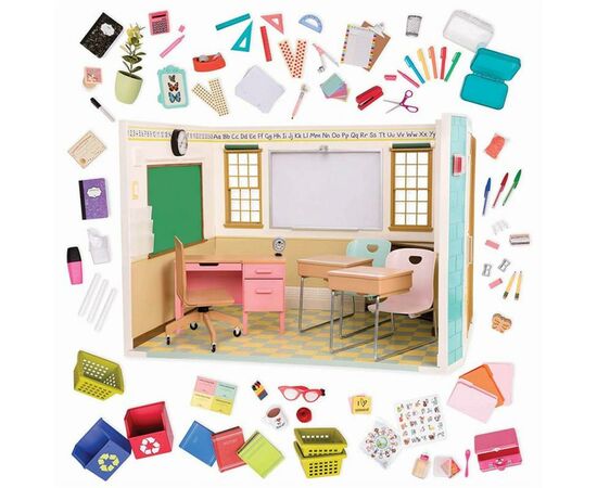 Игровой набор Our Generation Школьная комната (BD37330Z), изображение 2 Игровой набор Our Generation Школьная комната (BD37330Z), изображение 2