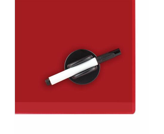 Офисная доска Axent стеклянная магнитно-маркерная 45х45 см, красная (9614-06-А), изображение 3 Офисная доска Axent стеклянная магнитно-маркерная 45х45 см, красная (9614-06-А), изображение 3