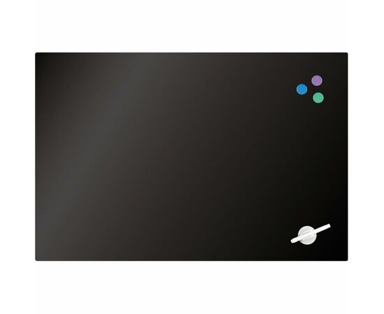 Офисная доска Axent стеклянная магнитно-маркерная 60х90 см, черная (9615-01-А)